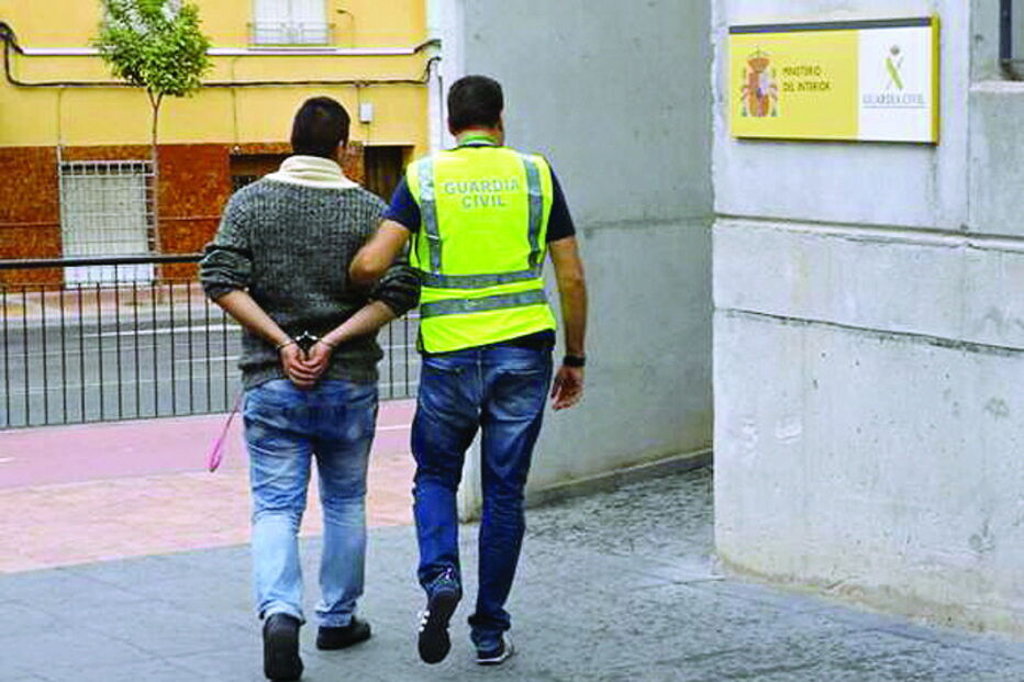 Apanhado pela Polícia espanhola 