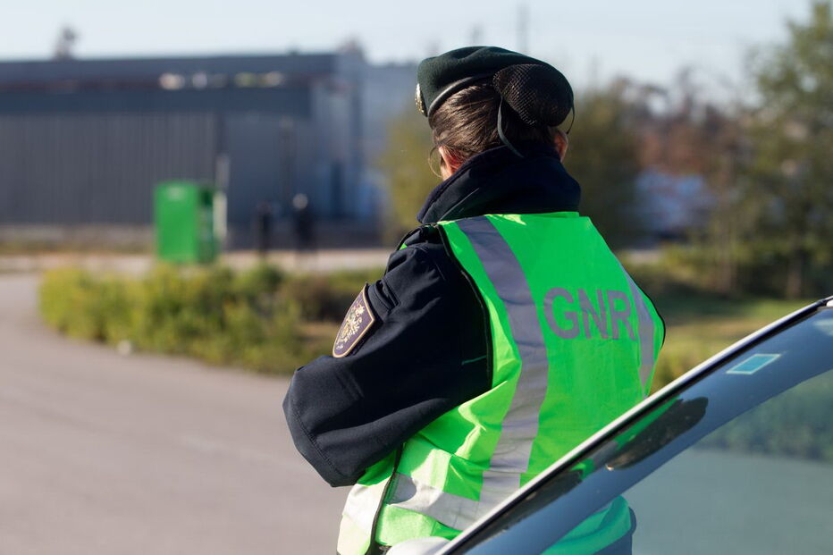 Militar da GNR durante ação policial