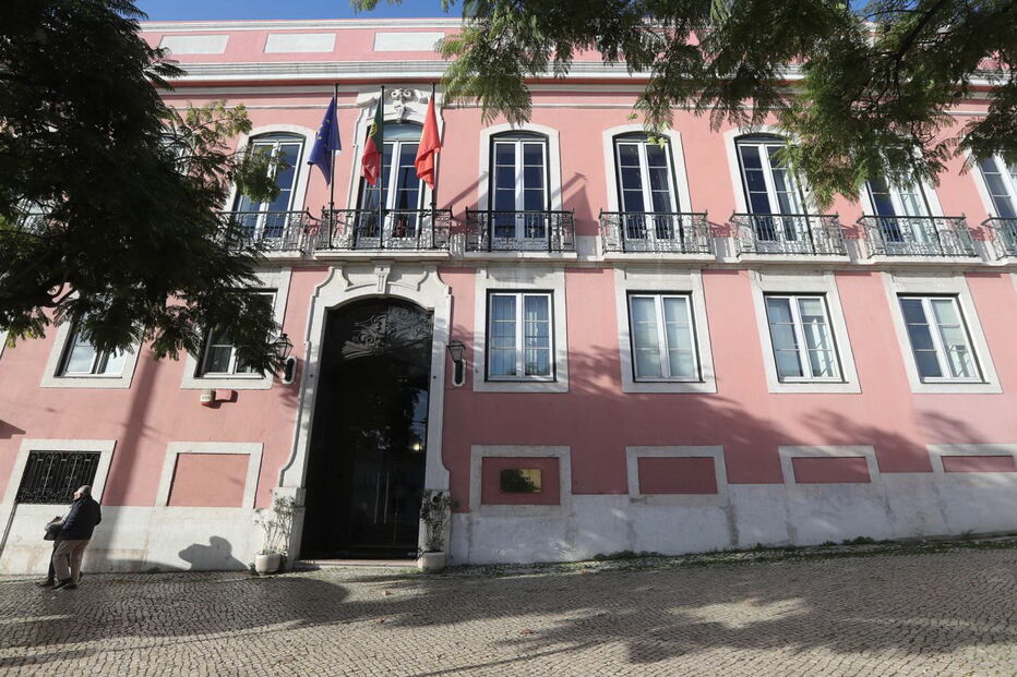 Fachada do edifício da sede do PS, no Largo do Rato