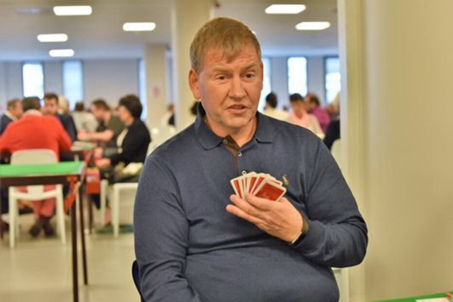 O campeão de bridge Geir Helgemo