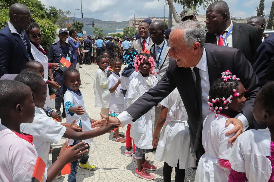 Marcelo Rebelo de Sousa em Angola
