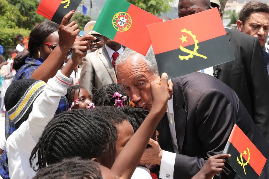Marcelo Rebelo de Sousa em Angola