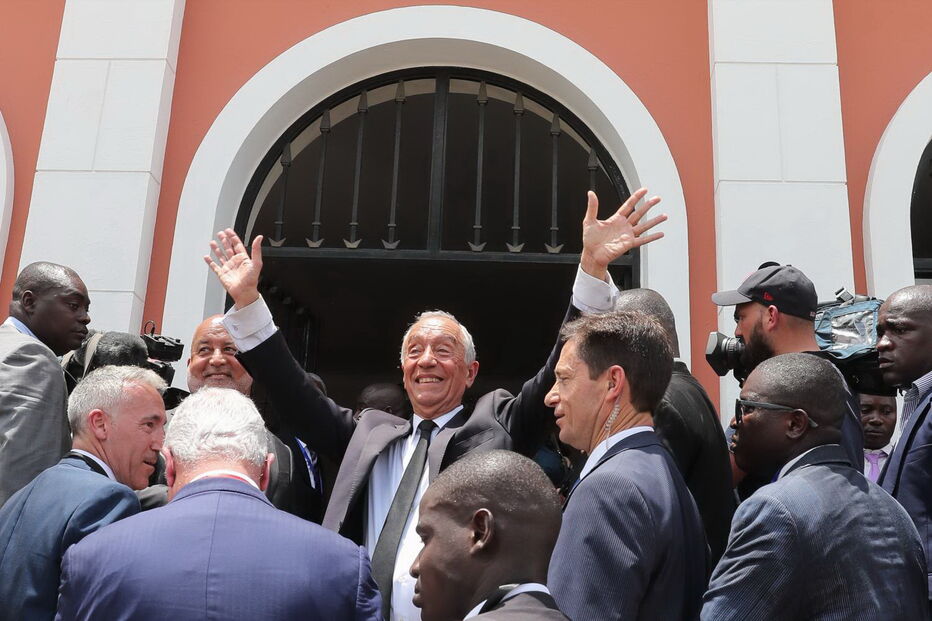 Marcelo Rebelo de Sousa em Angola