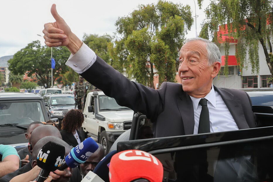 Marcelo Rebelo de Sousa em Angola