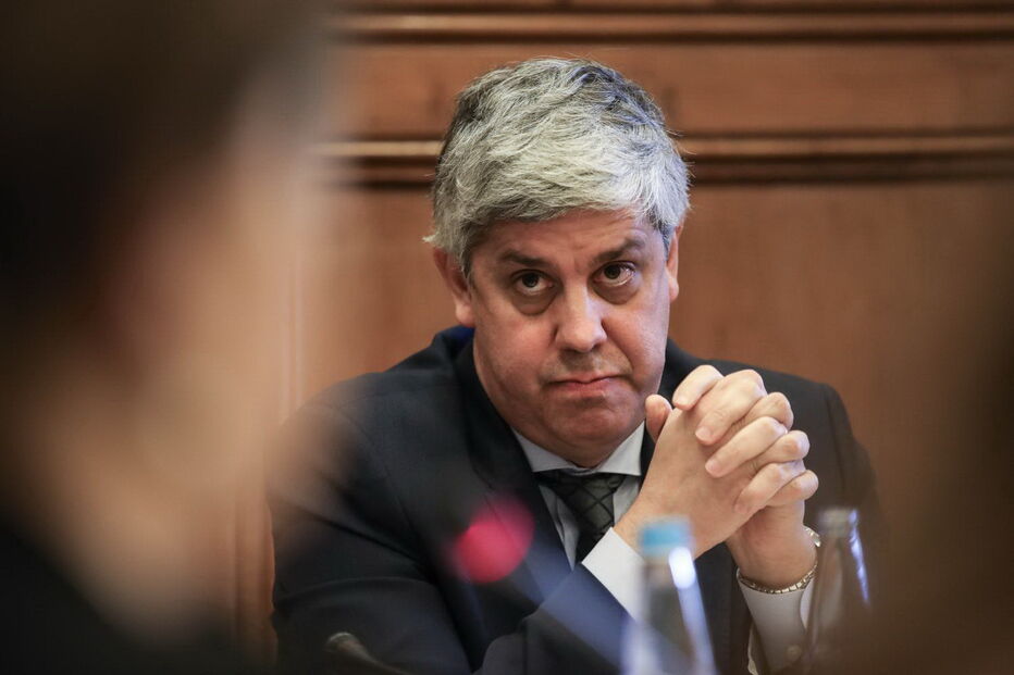 Mário Centeno no Parlamento