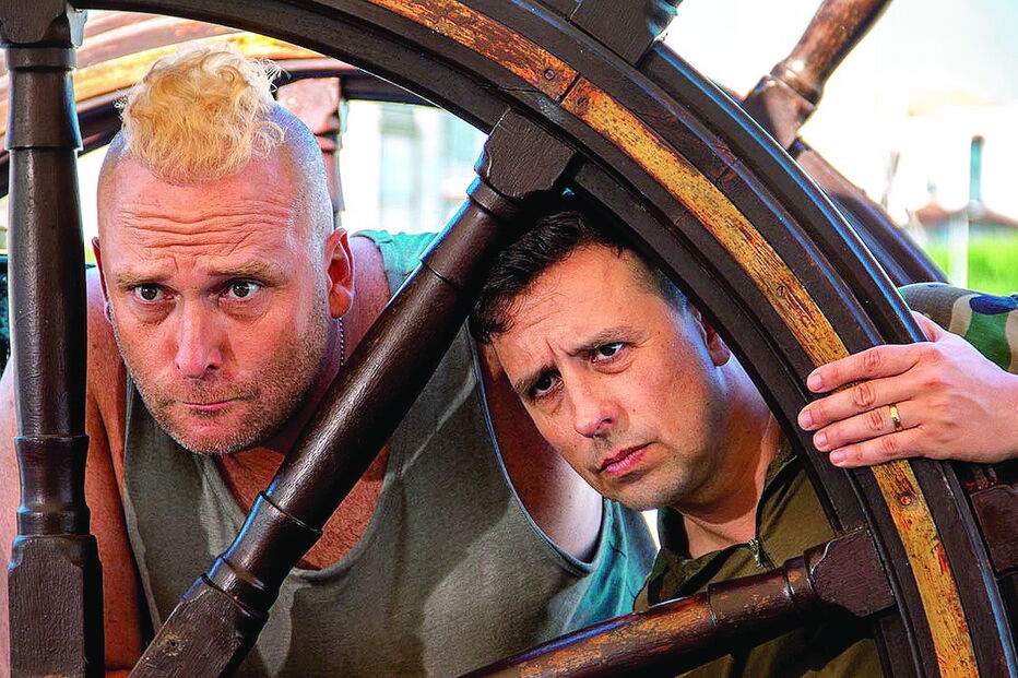 Eduardo Madeira e Manuel Marques na comédia ‘Tiro & Queda’ 