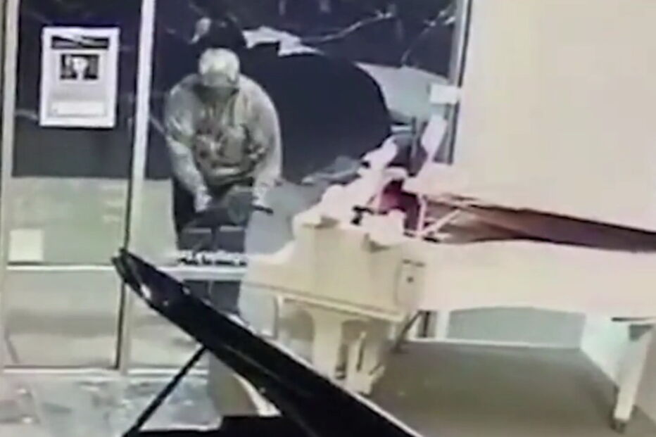 Assalta loja de instrumentos musicais valiosos para roubar peluche do Mickey Mouse