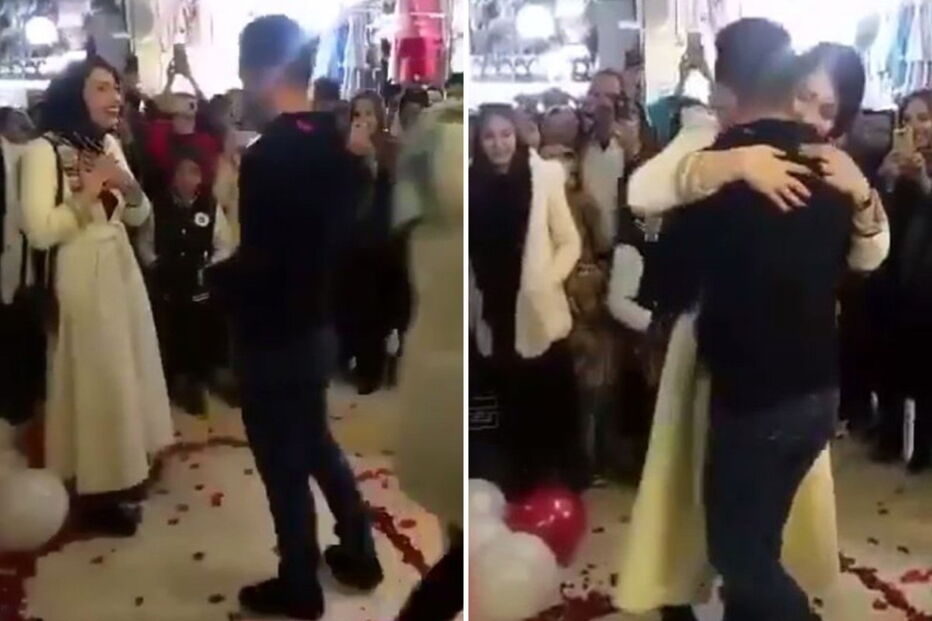 Casal é detido porque se abraça após pedido de casamento