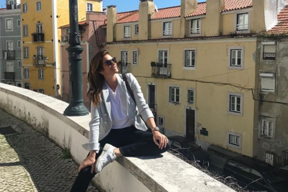 Cindy Crawford em Lisboa