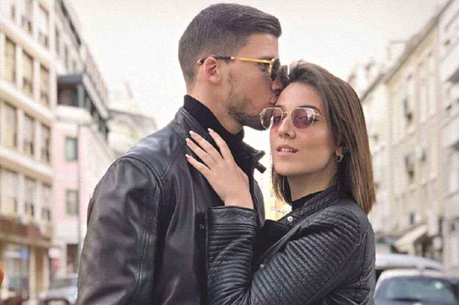 April e Rúben Dias assumiram o namoro na Passagem de Ano 