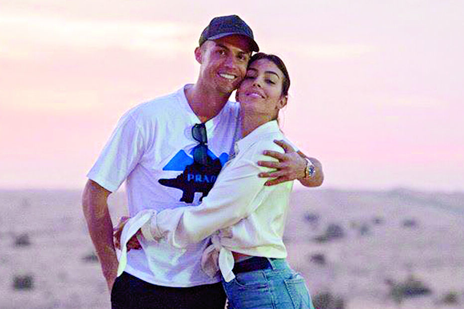 CR7 publicou esta foto com Georgina, acompanhada por uma declaração de amor 