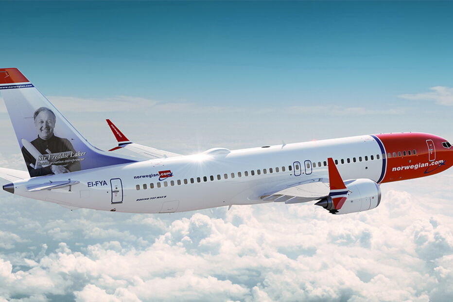 Avião Boeing 737 Max 8 da Norwegian