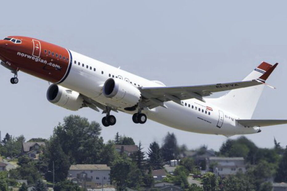 Avião Boeing 737 Max 8 da Norwegian
