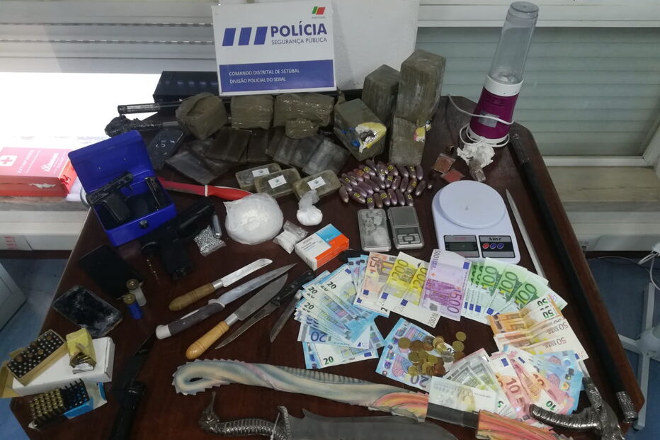 Apreensão de droga no Seixal