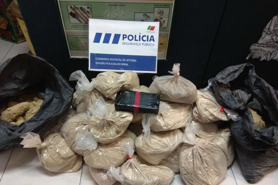 Apreensão de droga no Seixal