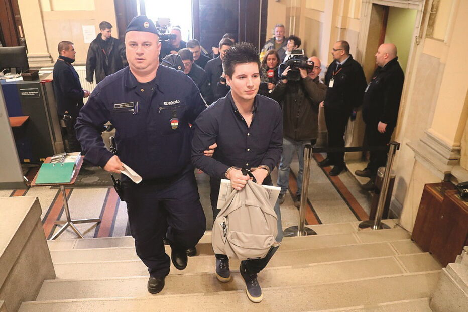 Rui Pinto, na Hungria, quando a juíza disse que ia ficar em prisão preventiva