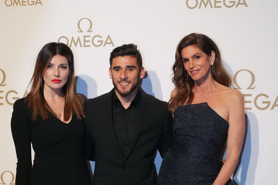 Salvio, Magali Aravena e Cindy Crawford