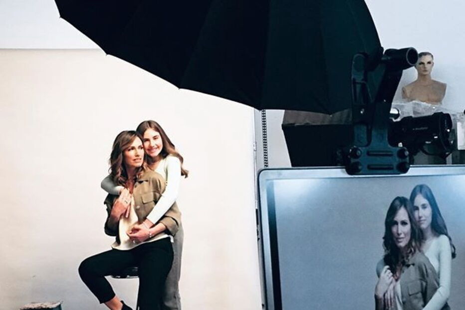 Fernanda Serrano e filha