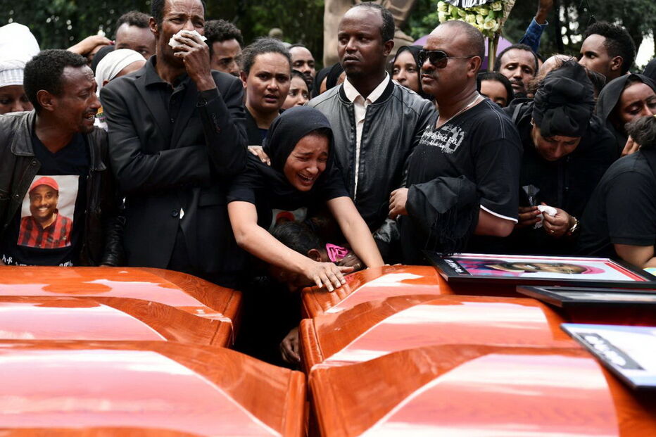 Etiópia celebrou funeral simbólico das vítimas da queda do Boeing 737 Max 8