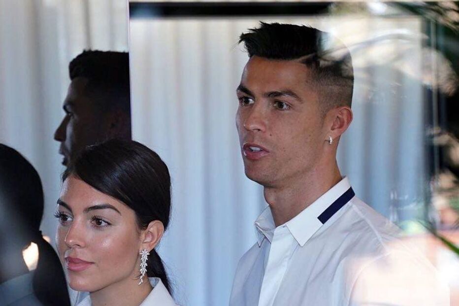 Cristiano com Georgina em Madrid