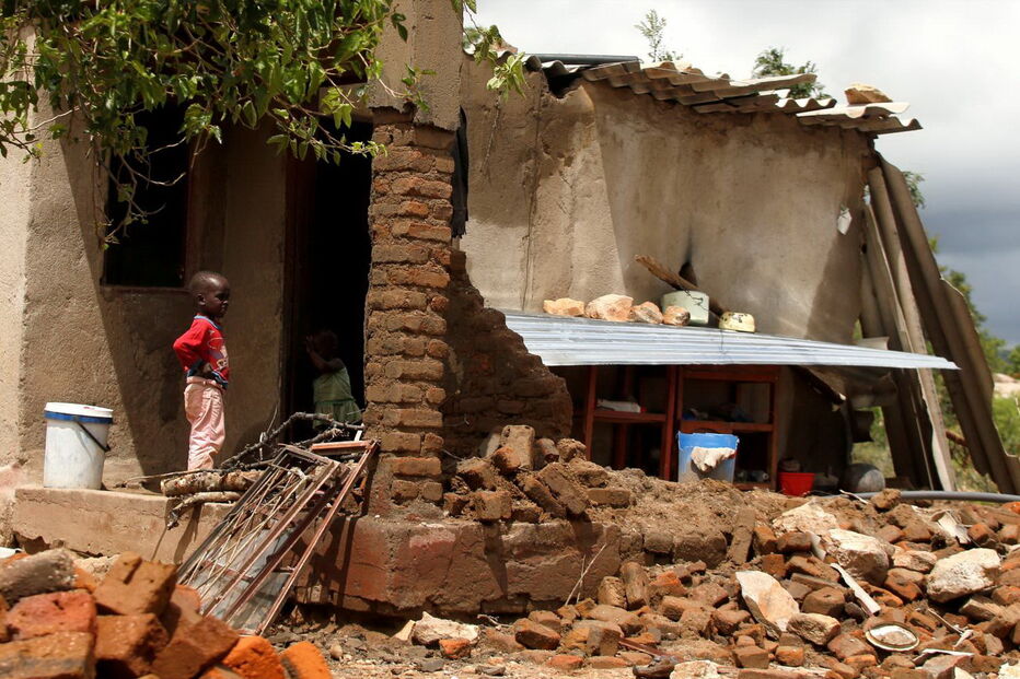 Imagens mostram destruição provocada por ciclone em Moçambique