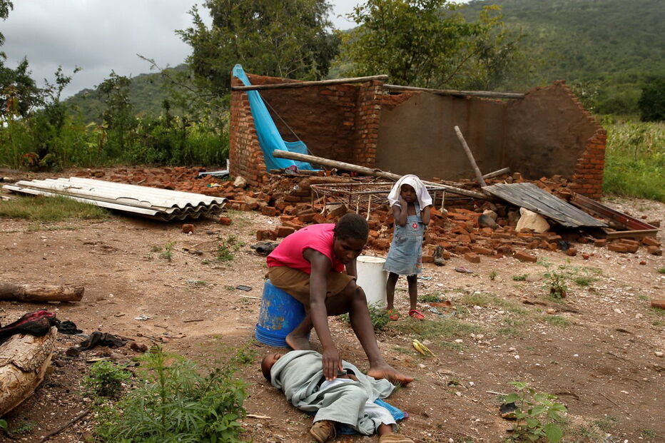 Imagens mostram destruição provocada por ciclone em Moçambique