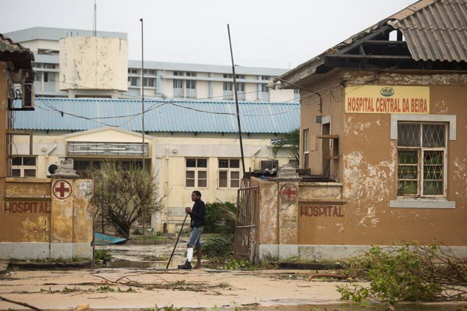 Imagens mostram destruição provocada por ciclone em Moçambique