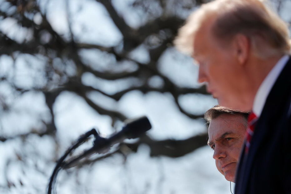 Trump e Bolsonaro reunidos na Casa Branca. Crise na Venezuela é assunto nesta visita oficial