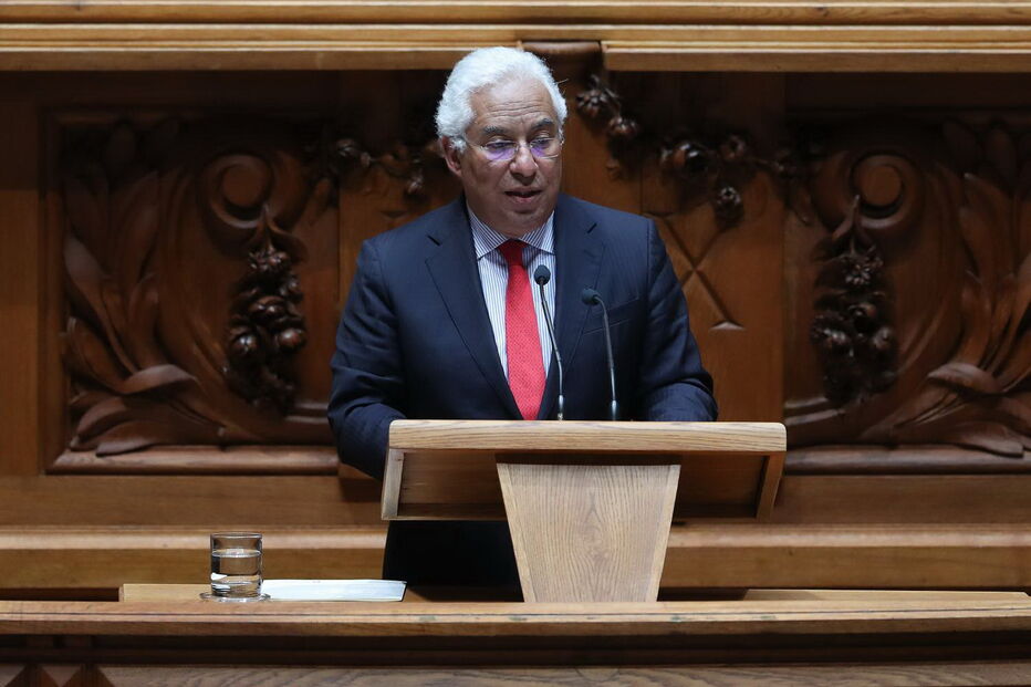 António Costa no debate quinzenal
