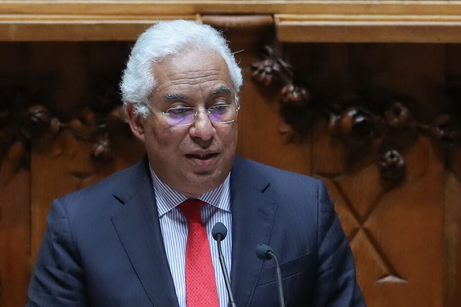 António Costa no debate quinzenal