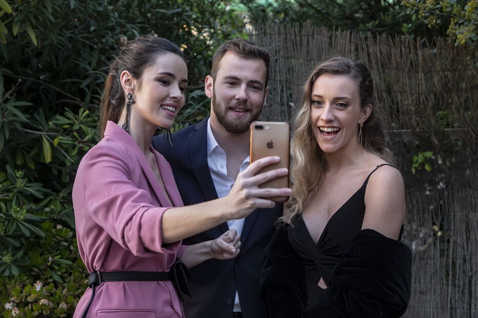 Filipa Pinto Diogo Costa e Marta Peneda são atores da novela 'Alguém Perdeu'