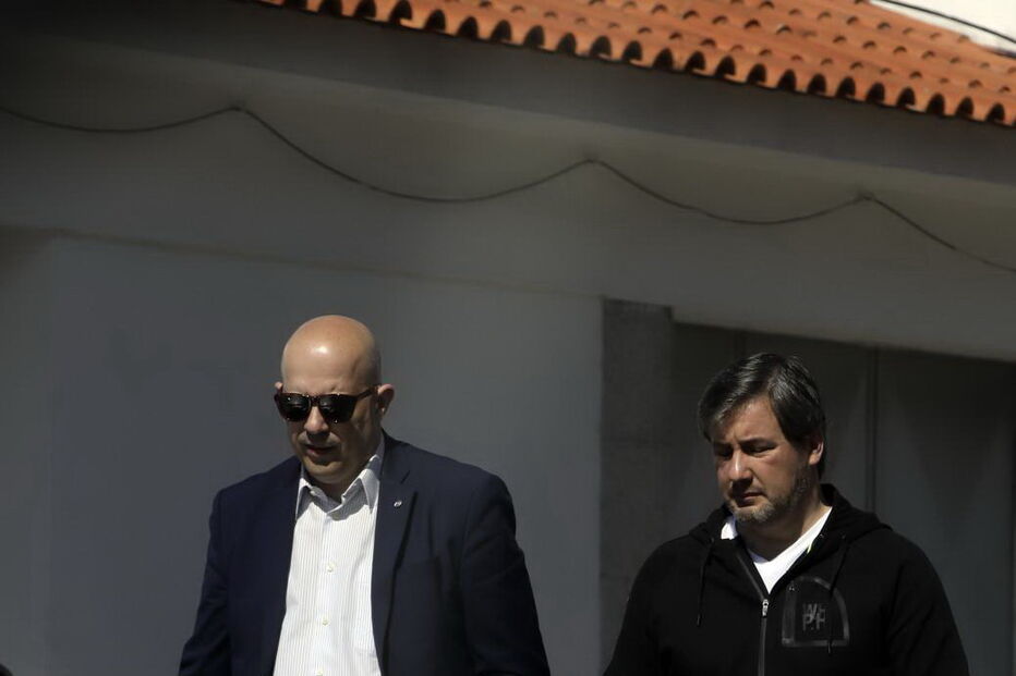 Bruno de Carvalho à chegada à PSP