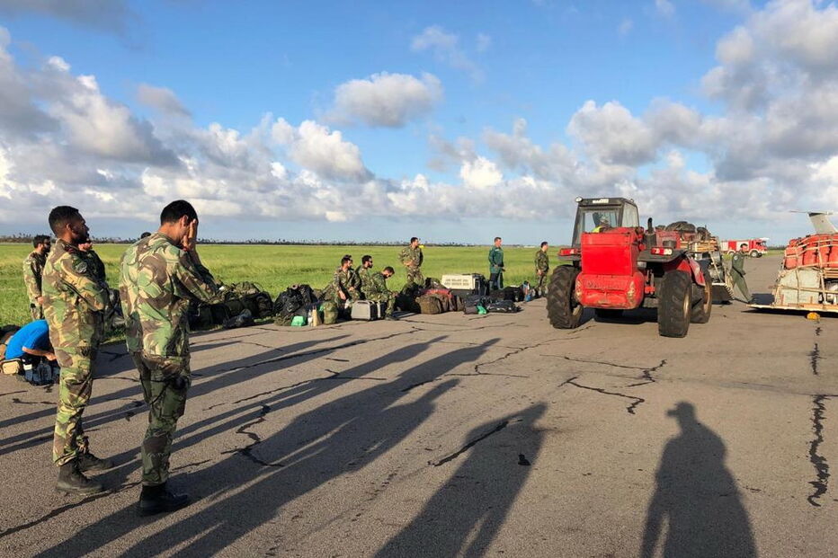 Militares portugueses já chegaram a Moçambique para iniciarem operação de resgate	