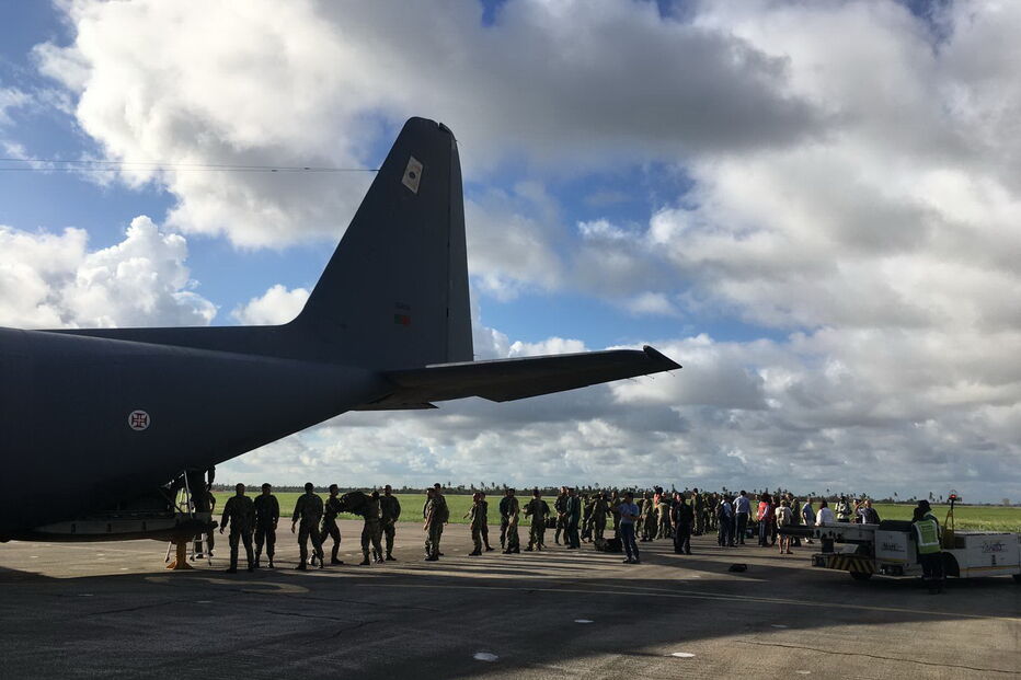 Militares portugueses chegam a Moçambique para operação de resgate e salvamento