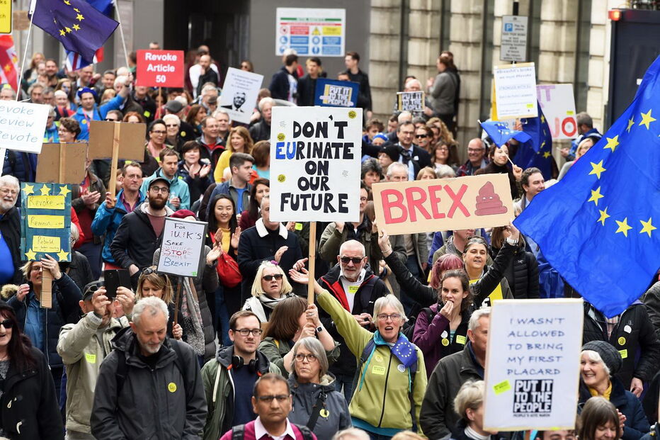 Um milhão de pessoas nas ruas de Londres contra o Brexit