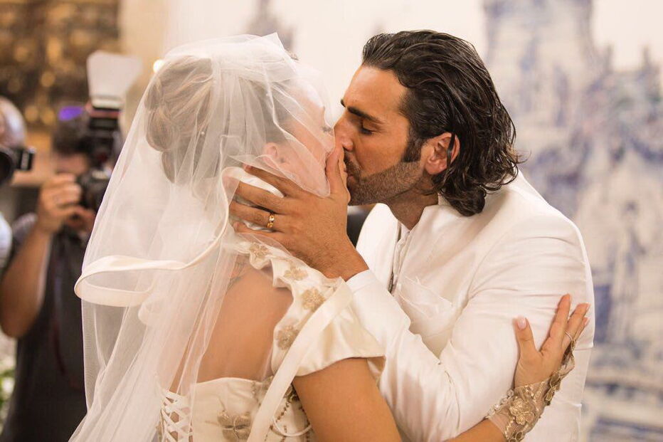 Luciana Abreu ao lado de Daniel Souza