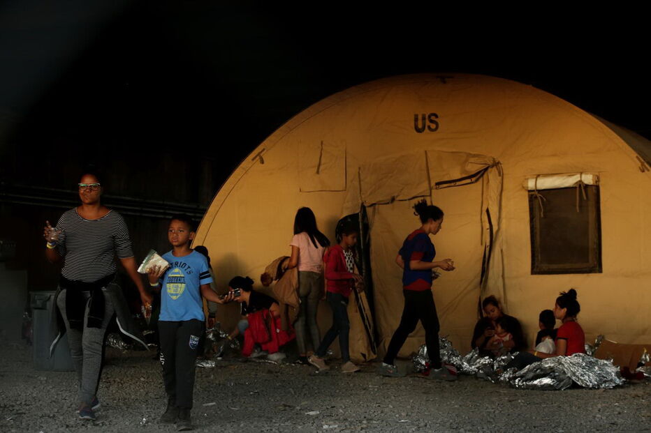 Migrantes em El Paso, Texas