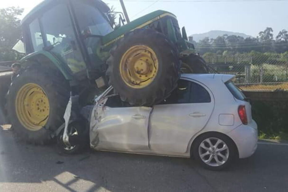 Três feridos em acidente na EN202 em Ponte de Lima
