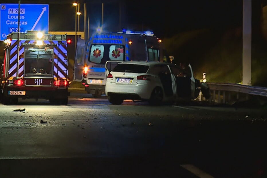Despiste na CREL provoca vários feridos em Odivelas