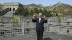 Marcelo Rebelo de Sousa começa hoje visita oficial à China. As imagens do Presidente na Grande Muralha