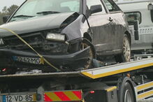 Despiste em cadeia na A1