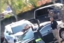 vídeo mostra criança a entregar-se à polícia