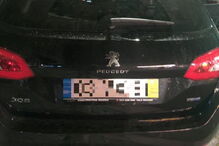 Carro onde as jovens foram agredidas 