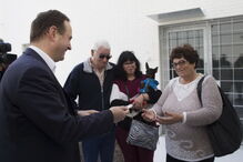 Entrega de casas no Bairro da Boavista