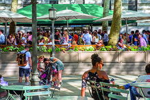 Sol intenso implica ter de estar na sombra nas horas de maior calor 
