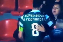 Adepta do Aves tenta agredir Bruno Fernandes 