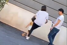 Mulher filmada a pontapear filha de três anos