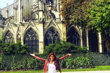 A apresentadora  Liliana Campos