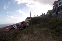 Autocarro com 57 passageiros caiu de ribanceira na Madeira