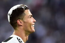 A festa de Cristiano Ronaldo após ser campeão de Itália pela Juventus